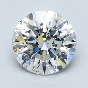 1.51 Carat Round F SI2 Natural Diamond