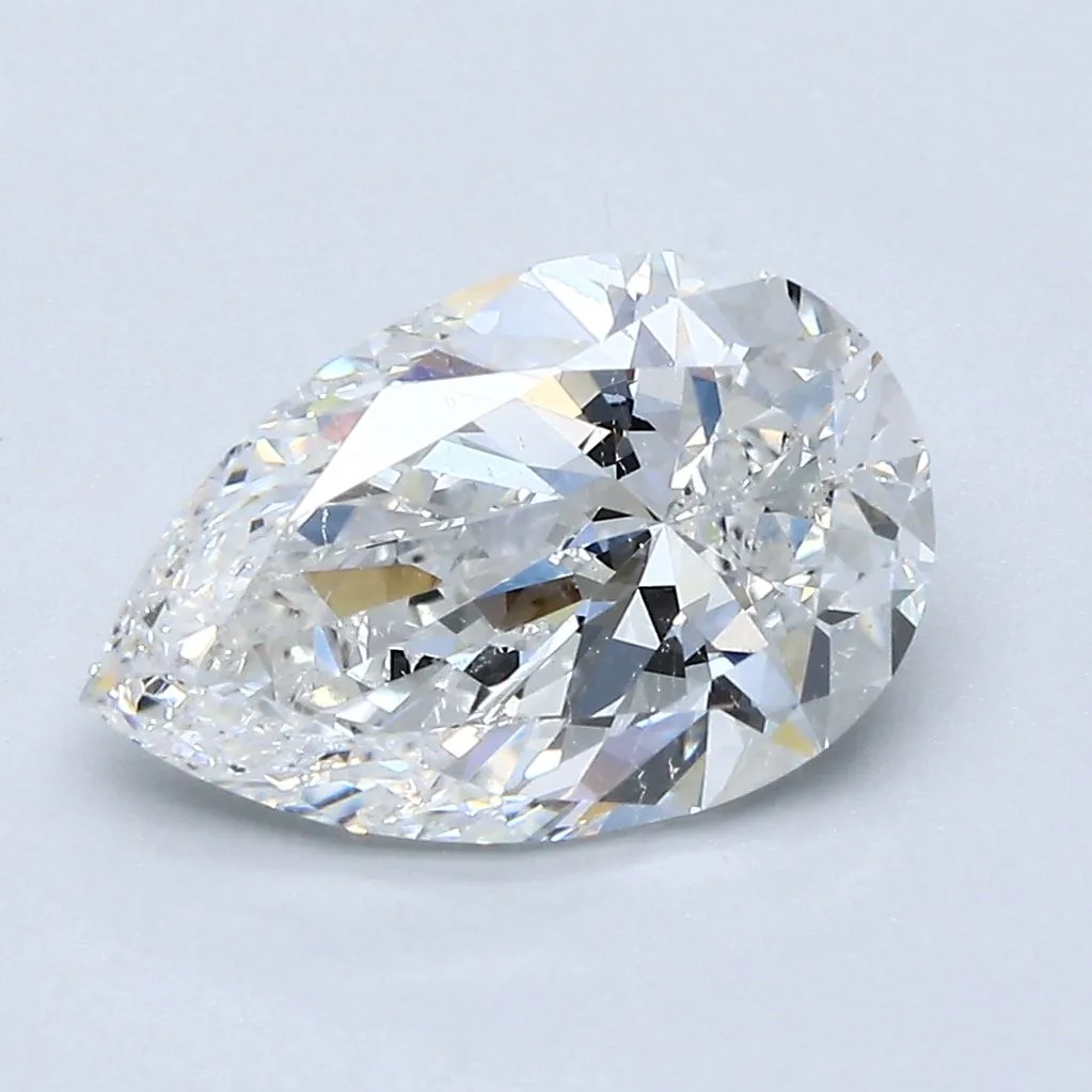 2.51 Carat E SI1 PEAR Diamond