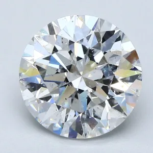 3.01 Carat Round E SI2 Natural Diamond