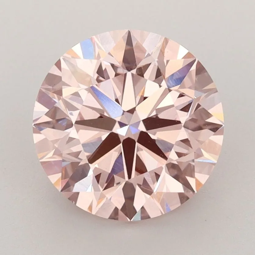 2.85 Carat Round Fancy Intense Pink VS1 Lab Diamond