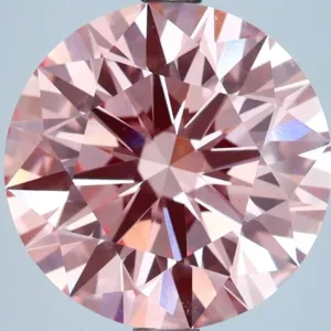 5.5 Carat Round Fancy Vivid Pink VS1 Lab Diamond