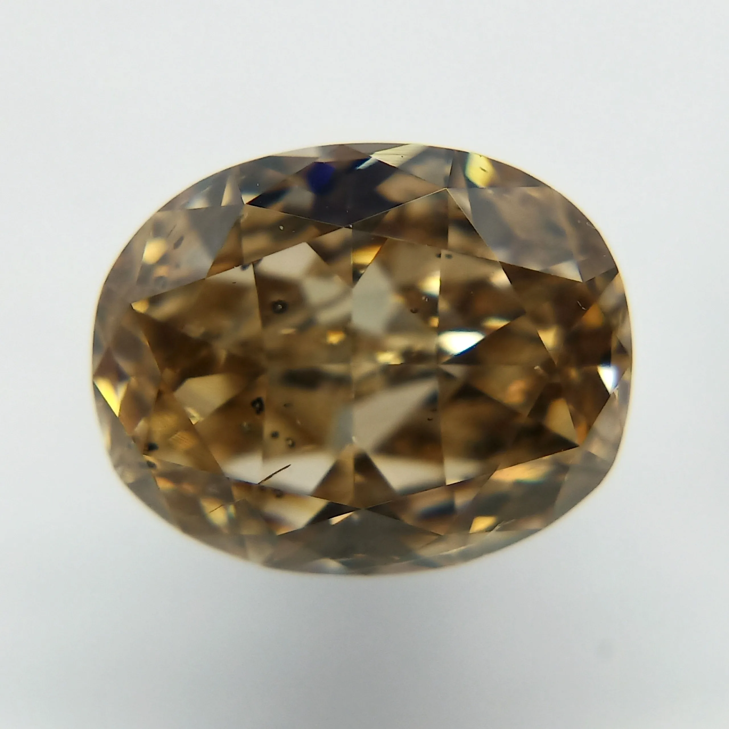 1.53 Carat Cushion Modified Fancy Dark Brown SI2 Natural Diamond