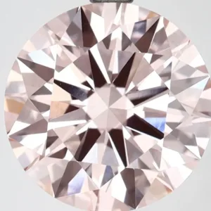 4.05 Carat Round Fancy Intense Pink VS1 Lab Diamond