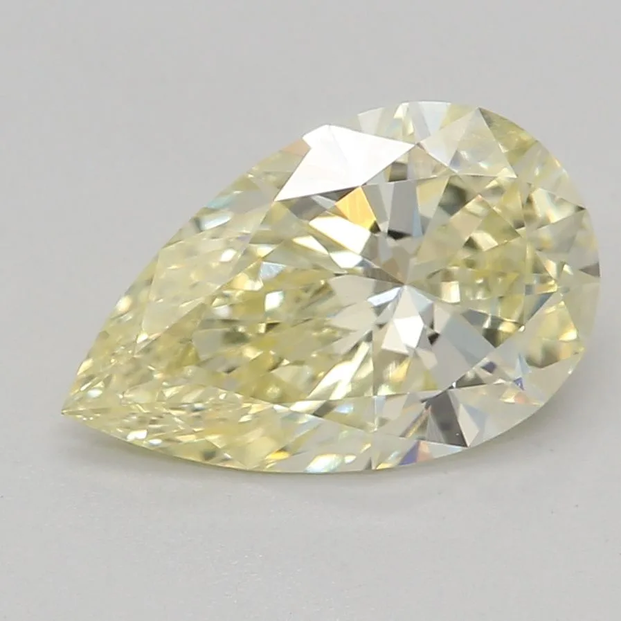 1.03 Carat Fancy Yellow VVS2 PEAR Lab Diamond