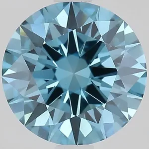 1.7 Carat Fancy Vivid Blue VS1 ROUND Lab Diamond