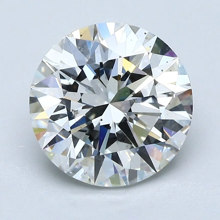 3.01 Carat Round H SI1 Natural Diamond