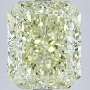 7.01 Carat Radiant Fancy Yellow VVS2 Natural Diamond
