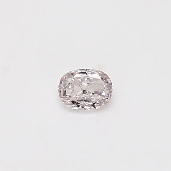0.1 Carat Oval Light Pink Natural Diamond