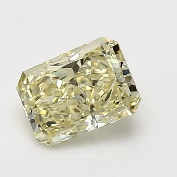 1.17 Carat Radiant Fancy Light Yellow VS1 Natural Diamond