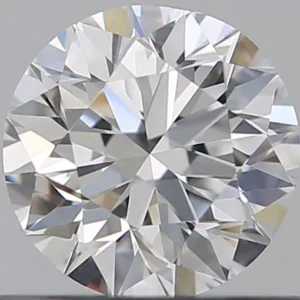 0.46 Carat Round D VVS2 Natural Diamond