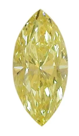 0.72 Carat Marquise Fancy Light Yellow Natural Diamond
