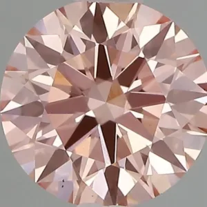 1.02 Carat Fancy Vivid Pink VS1 ROUND Lab Diamond
