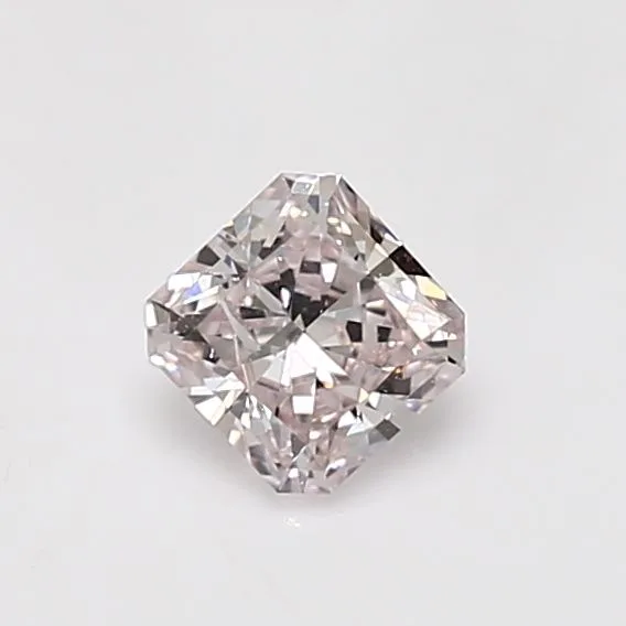 0.56 Carat Radiant Very Light Pink I1 Natural Diamond