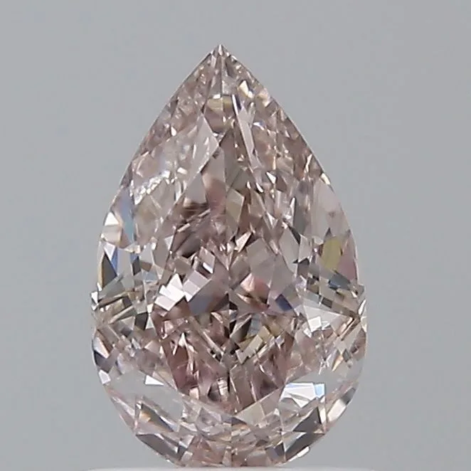 0.72 Carat Pear Fancy Brown SI2 Natural Diamond