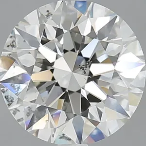 3.09 Carat Round J SI2 Natural Diamond