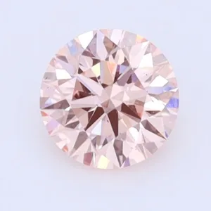 0.58 Carat Round Fancy Pink VS1 Lab Diamond
