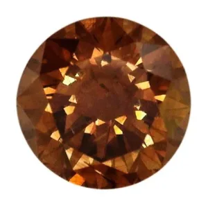 1.49 Carat Round Fancy Dark Brown Natural Diamond