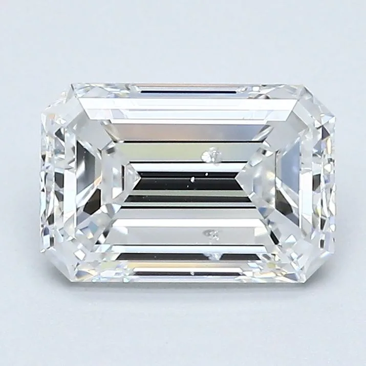 1.59 Carat E SI2 EMERALD Diamond