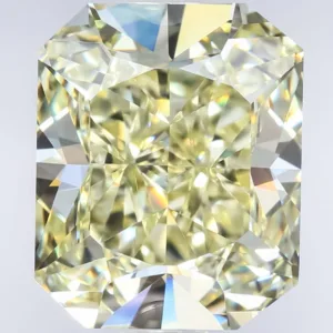 4.11 Carat Radiant Fancy Yellow VS1 Natural Diamond