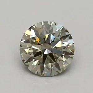 0.39 Carat Round Fancy Green VS1 Lab Diamond