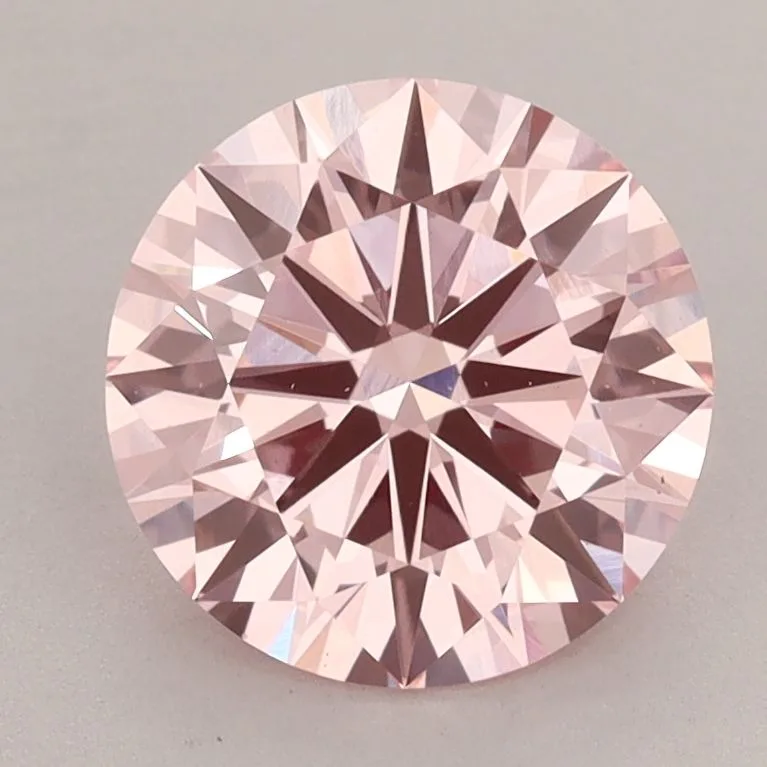 2.19 Carat Round Fancy Intense Pink VS1 Lab Diamond