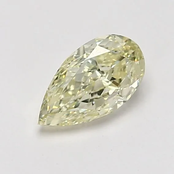 0.26 Carat Fancy Intense Yellow SI1 PEAR Diamond