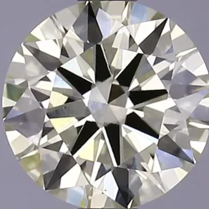 1.23 Carat Round Fancy Yellow VS1 Lab Diamond