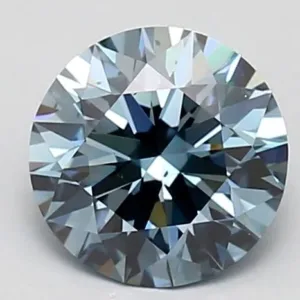 1.84 Carat Fancy Vivid Blue VS2 ROUND Lab Diamond
