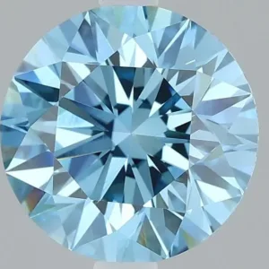 2.17 Carat Fancy Vivid Blue VVS2 ROUND Lab Diamond
