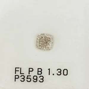 1.3 Carat Cushion Brilliant Fancy Light Pink Brown Natural Diamond