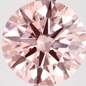 2.5 Carat Round Fancy Intense Pink VS1 Lab Diamond