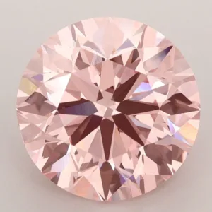 4 Carat Round Fancy Vivid Pink VS1 Lab Diamond