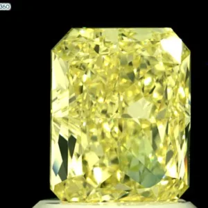 1.57 Carat Radiant Fancy Yellow VVS2 Natural Diamond