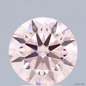 2.58 Carat Round Fancy Intense Pink VS1 Lab Diamond