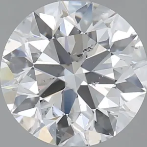 1.96 Carat Round D SI2 Natural Diamond
