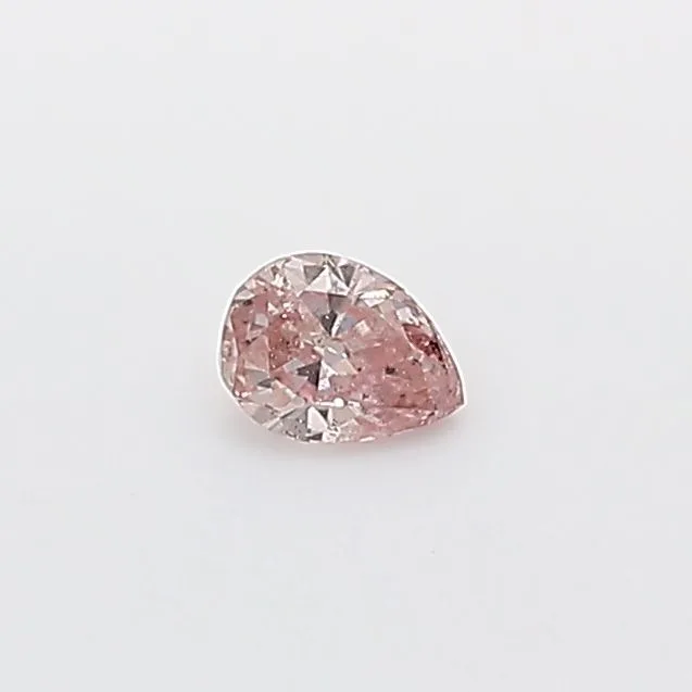 0.08 Carat Pear Fancy Pink Natural Diamond