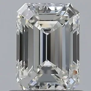 0.91 Carat H VVS2 EMERALD Diamond