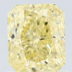 1.03 Carat Radiant Fancy Yellow VS1 Natural Diamond