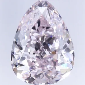 0.76 Carat Pear Fancy Light Pink Natural Diamond