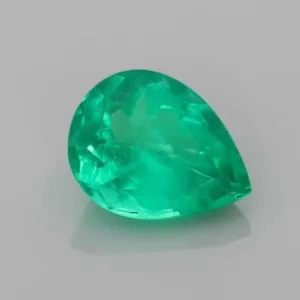 3.79 Carat   PEAR EMERALD