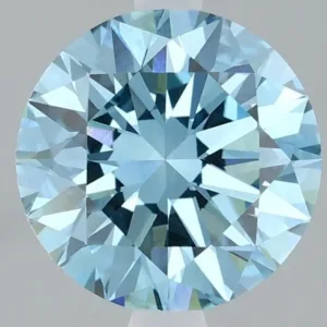 2.09 Carat Fancy Vivid Blue VVS2 ROUND Lab Diamond