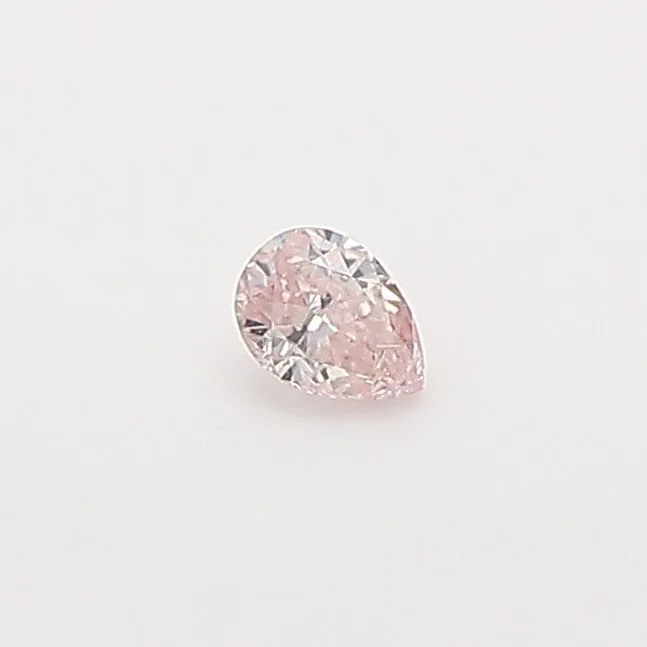 0.08 Carat Pear Fancy Pink Natural Diamond