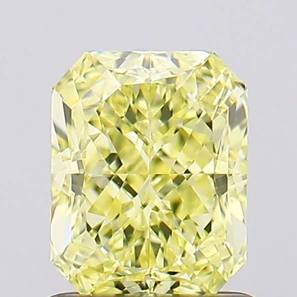 1.22 Carat Fancy Yellow VS1 RADIANT Diamond