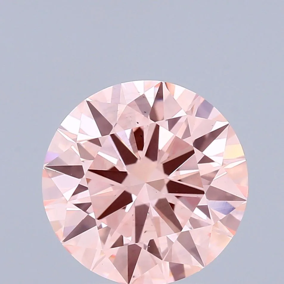2.48 Carat Fancy Intense Pink VS2 ROUND Lab Diamond