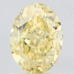 1.2 Carat Oval Fancy Yellow VS1 Natural Diamond