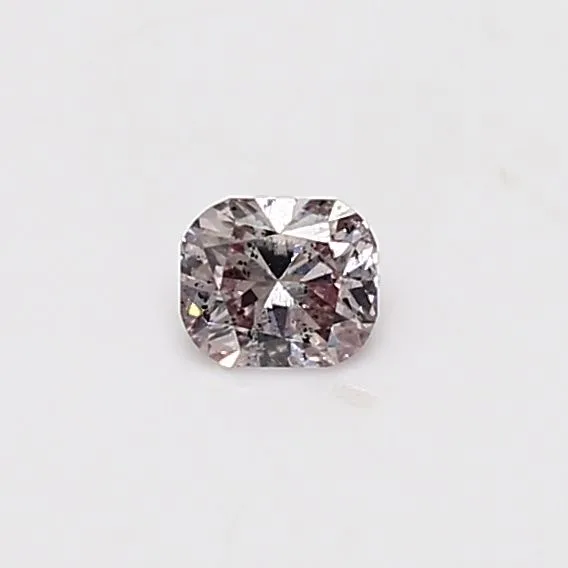 0.21 Carat Cushion Brilliant Fancy Pink I1 Natural Diamond