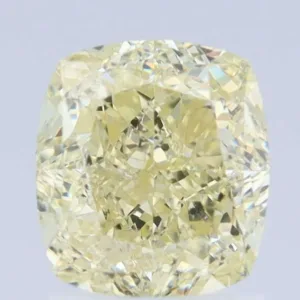 2.01 Carat Cushion Modified Fancy Light Yellow SI2 Natural Diamond