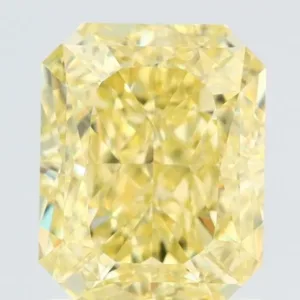 1.52 Carat Radiant Fancy Yellow VS2 Natural Diamond