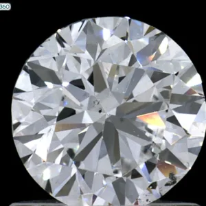 1 Carat Round E SI1 Natural Diamond