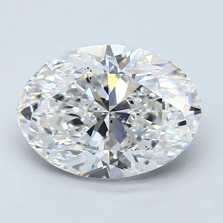 2.52 Carat E SI1 OVAL Diamond